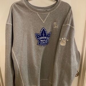 Toronto Maple Leafs Gray Sweater OVO